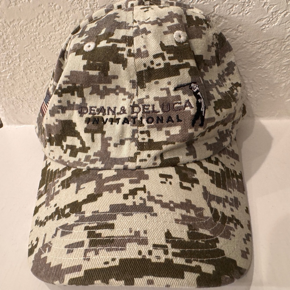 Imperial Dean & Deluca Invitational Golf Hat Digital Camo American Airlines Cap